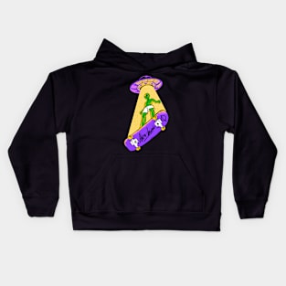 alien inskater Kids Hoodie